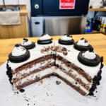 Baking an Oreo Cake with My Daughter